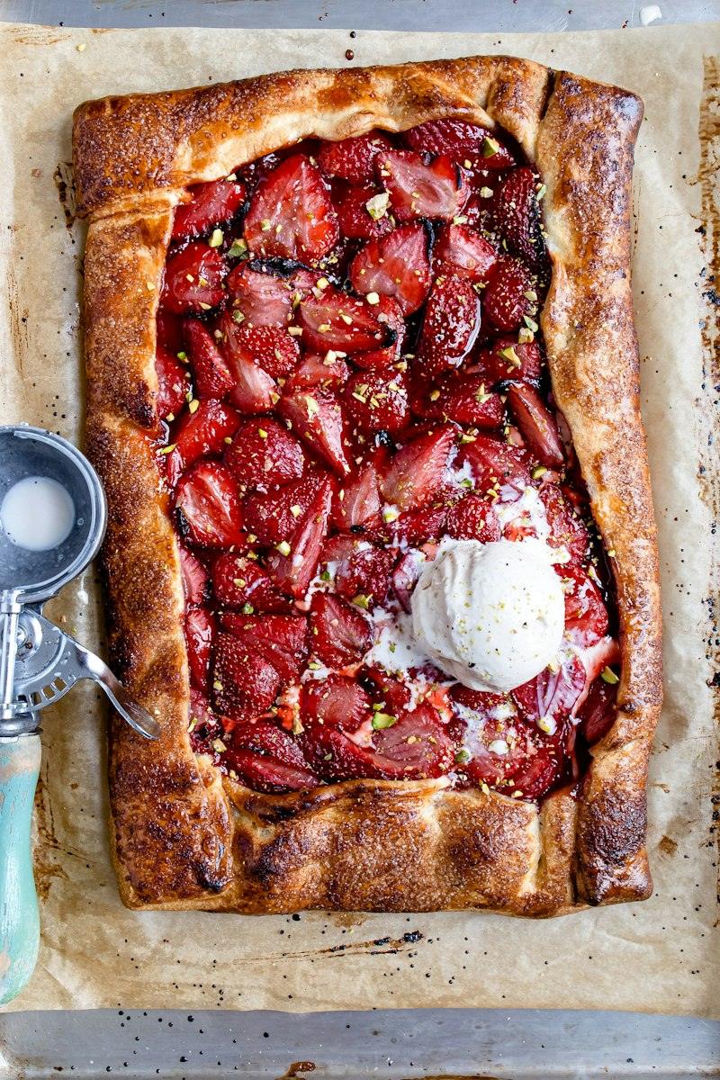 Crostata rustica alle fragole